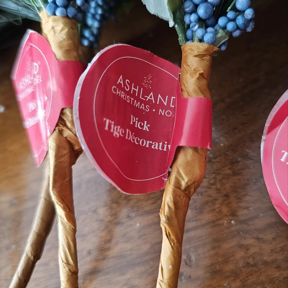 Ashland Set of 7 artificial floral picks greenery